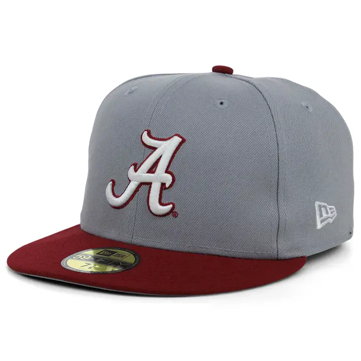 Alabama Crimson Tide NCAA 2TONE 59FIFTY gris/crimoison
