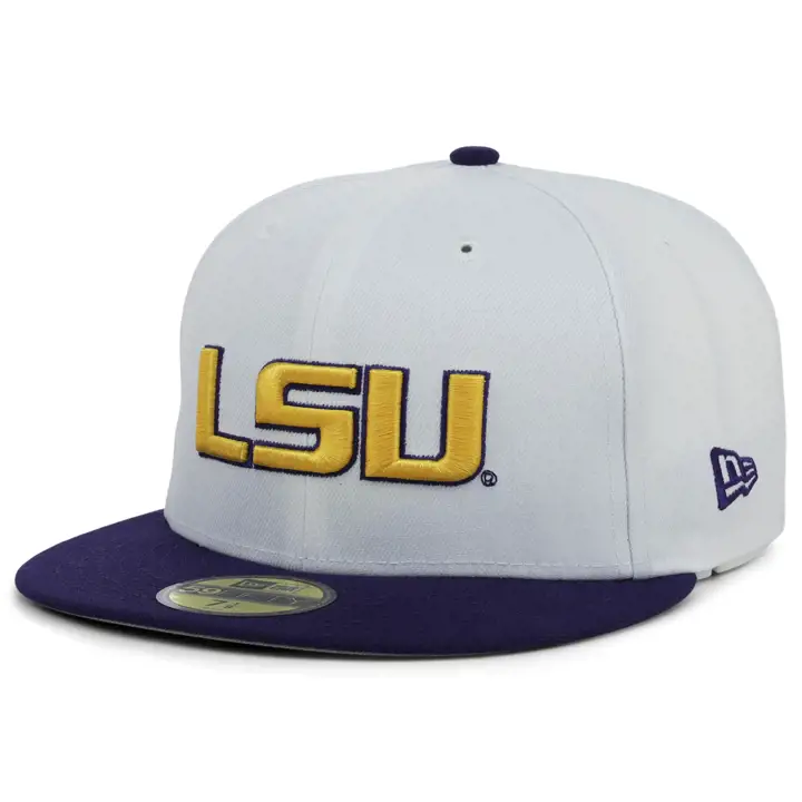 L.S.U. NCAA 2TONE 59FIFTY blc/vio