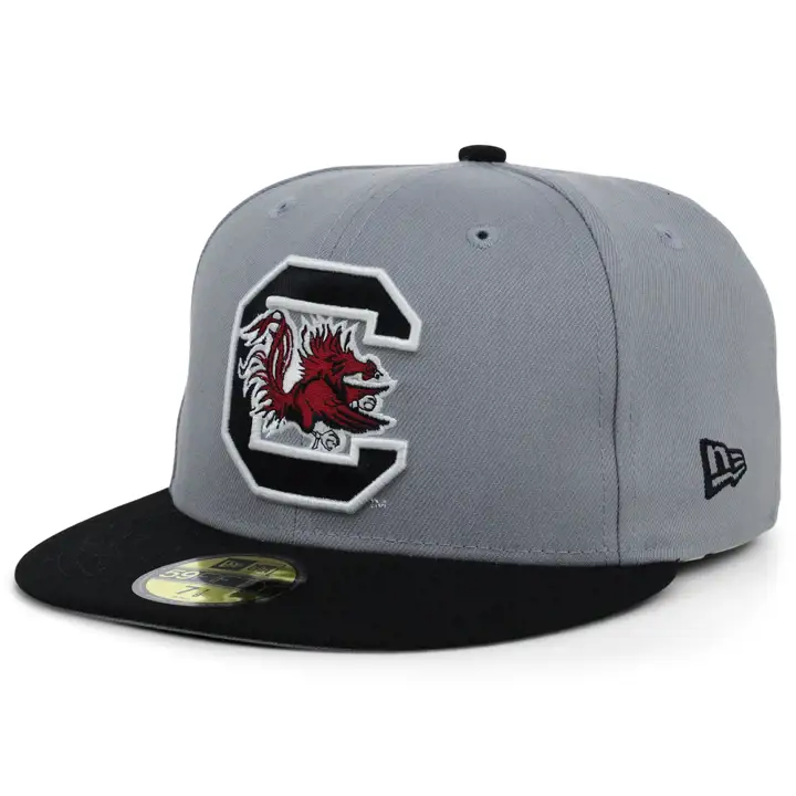South Carolina Gamecocks NCAA 2TONE 59FIFTY gry/blk 1