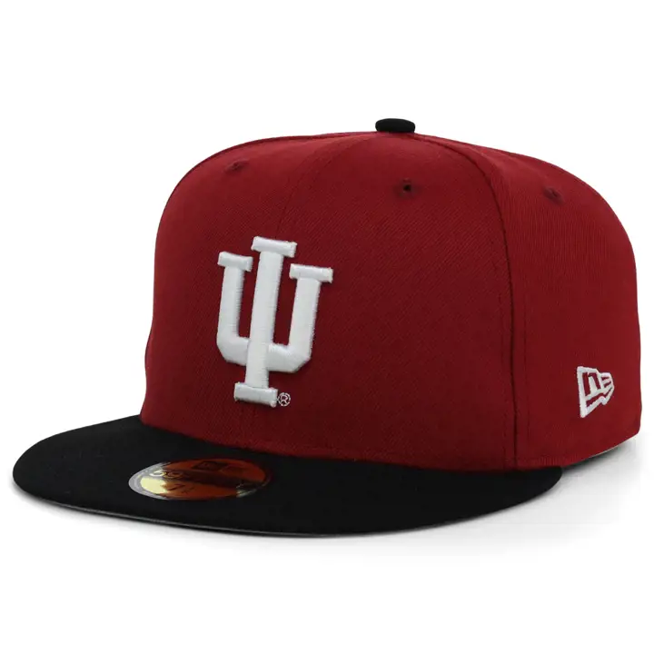 Indiana Hoosiers NCAA 2TONE 59FIFTY cramoisi/noir