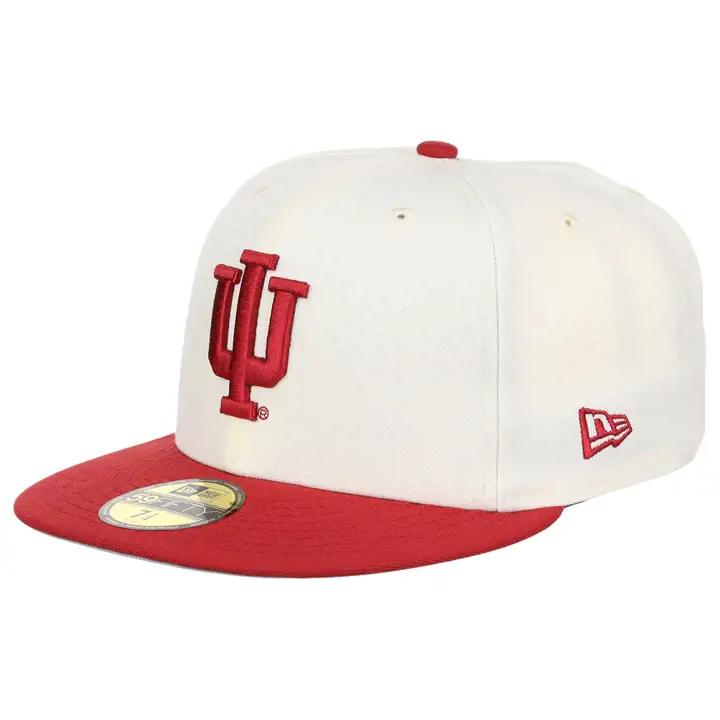 Indiana Hoosiers NCAA 2TONE 59FIFTY ivo/cramoisi