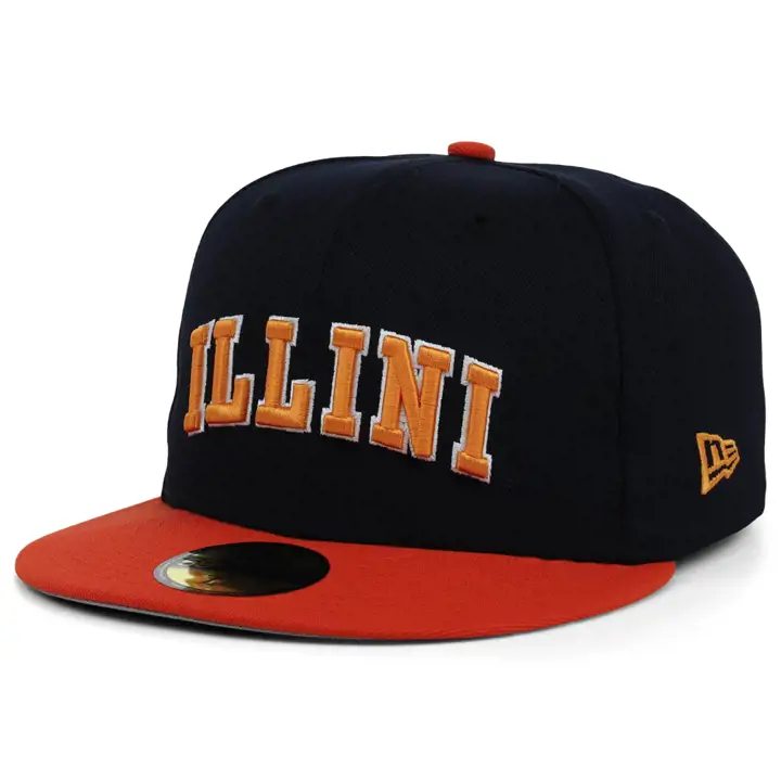 Illinois Fighting Illini NCAA 2TONE 59FIFTY marine/org 1