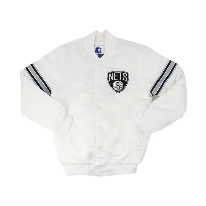 Veste en satin Brooklyn Nets NBA The Poward Forward blc
