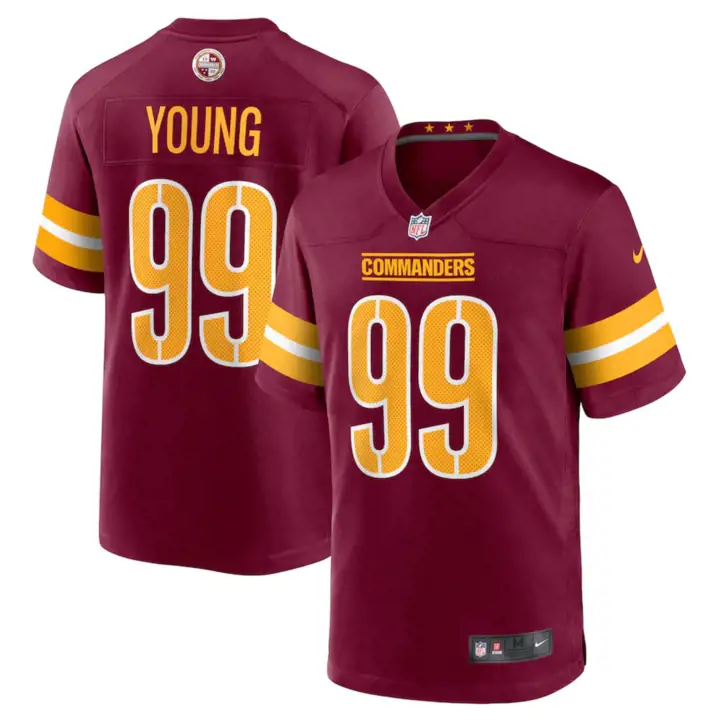 Maillot de match NFL pour tout-petit Commanders Chase Young ROUGE