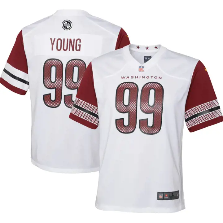Maillot de match NFL enfant Commanders Chase Young blc