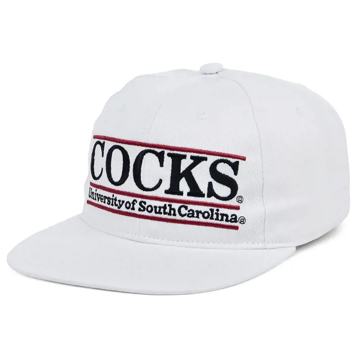 Casquette ajustable rétro blanche South Carolina Gamecocks