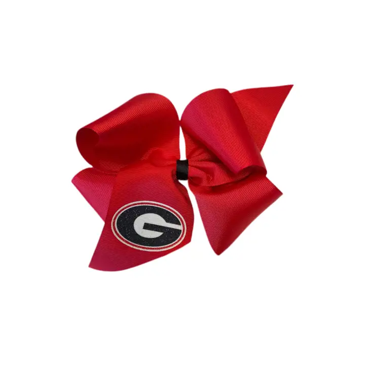 Nœud à paillettes géant Georgia Bulldogs