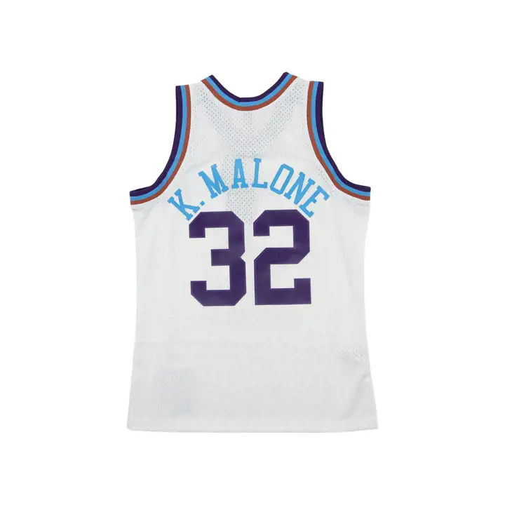 Maillot Swingman Karl Malone NBA Reload Collection JAZZ BLANC