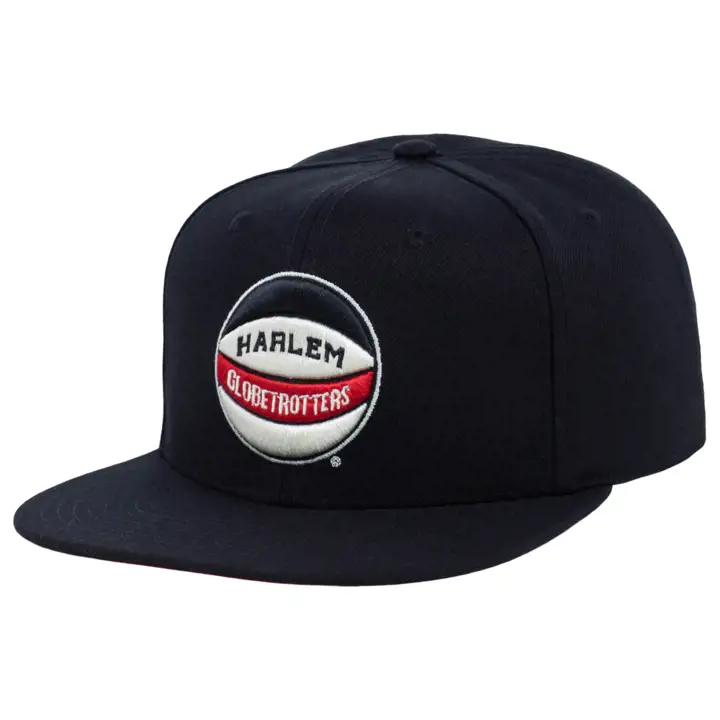 HRLM Harlem Globetrotters City Arch Snapback blk/blk/red