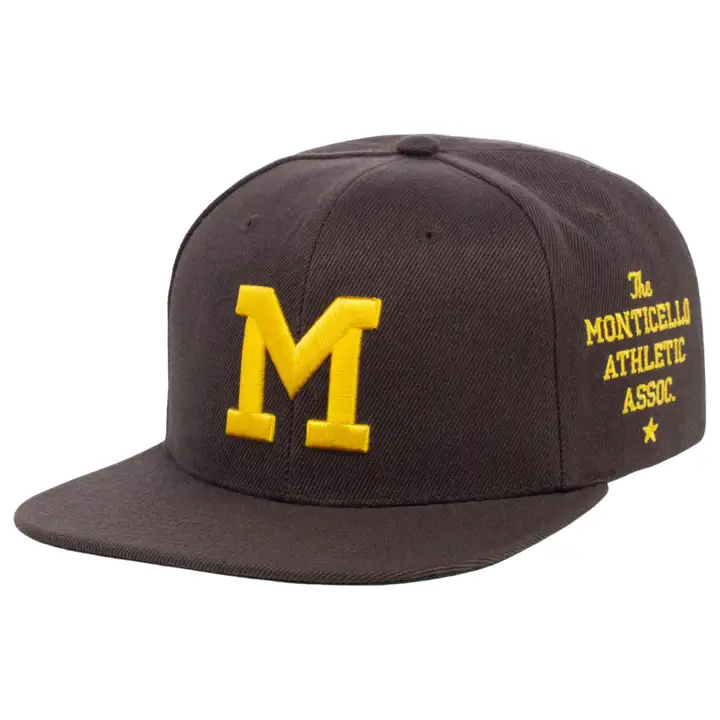 Casquette Monticello Athletic Assoc. Black Fives City Arch Snapback br