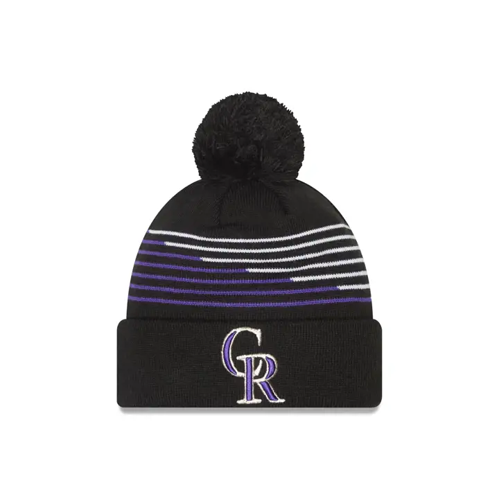 Colorado Rockies MLB Tricot ZigZag noir/violet/blanc