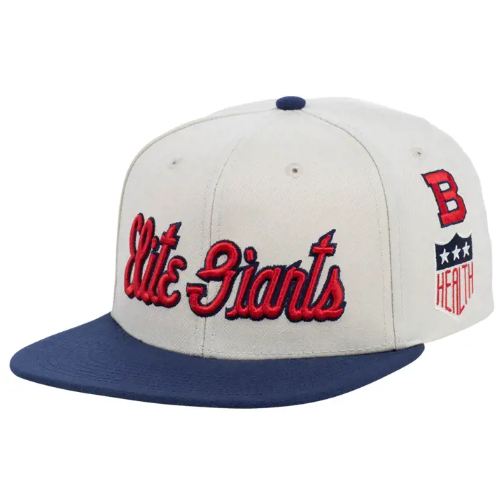 Baltimore Elite Giants NLB City Arch Snapback ivoire/marine/vert