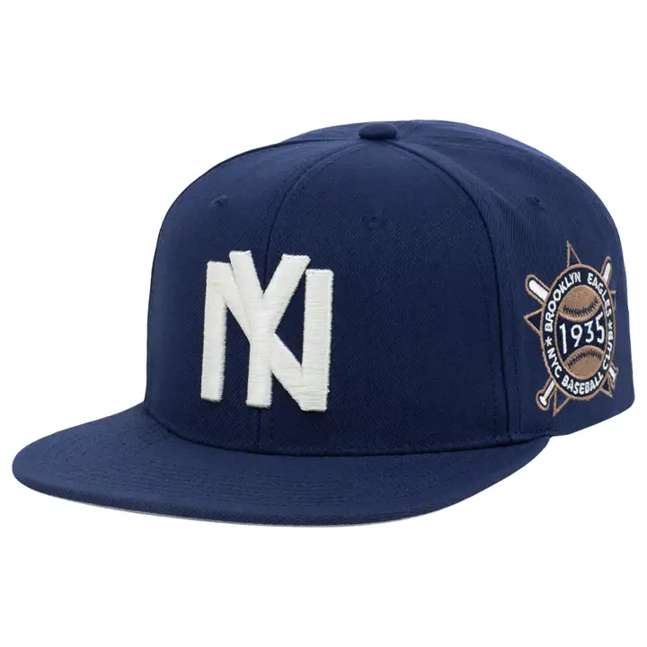 Brooklyn Eagles NLB Casquette à visière incurvée marine/marine/gris