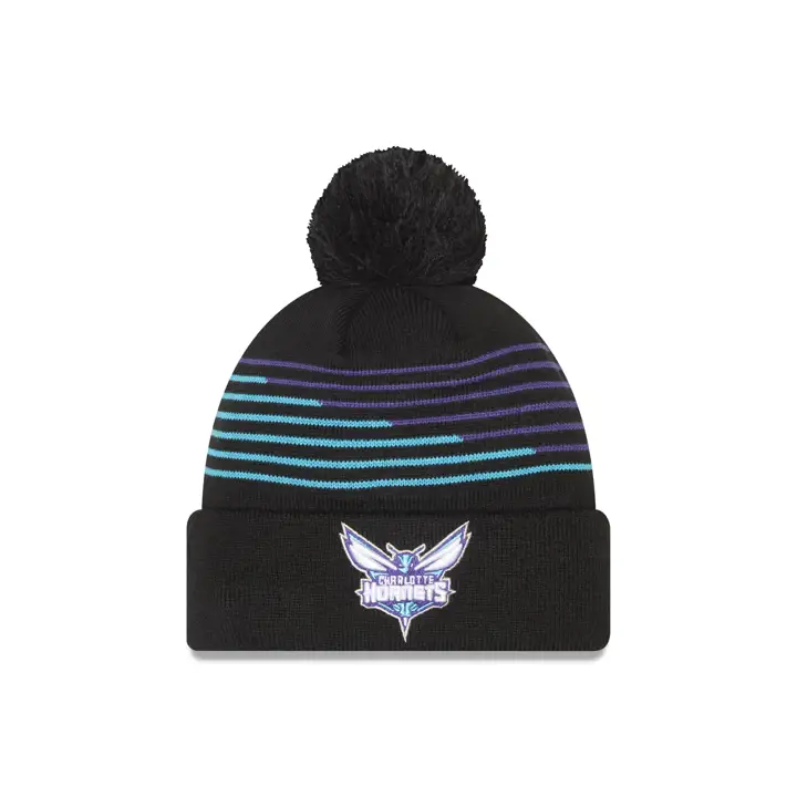 Charlotte Hornets NBA Tricot ZigZag noir/sarcelle/vio