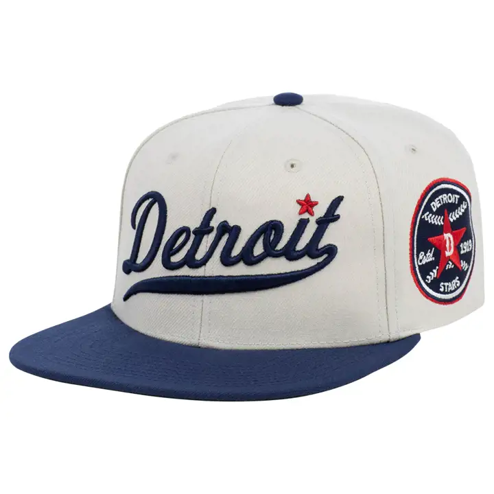 Casquette snapback Detroit Stars NLB City Arch ivoire/marine/vert