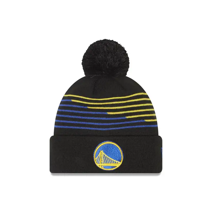 Warriors de Golden State NBA Tricot Zigzag noir/bleu/jaune