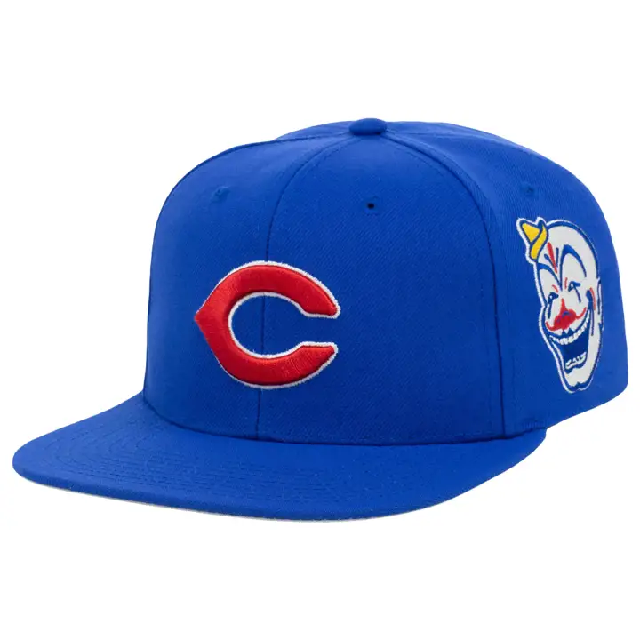 Casquette réglable Indianapolis Clowns NLB City Arch bleu/bleu/gris