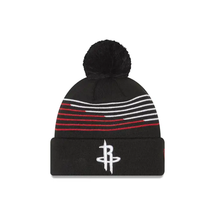 Houston Rockets NBA Bonnet tricoté ZigZag noir/rouge/blanc