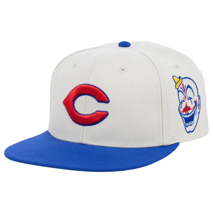 Casquette Snapback Indianapolis Clowns NLB City Arch ivoire/bleu/vert