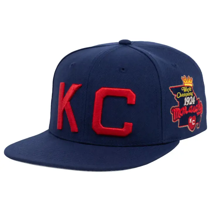 Casquette Snapback Kansas City Monarchs NLB City Arch bleu marine/bleu marine/gris