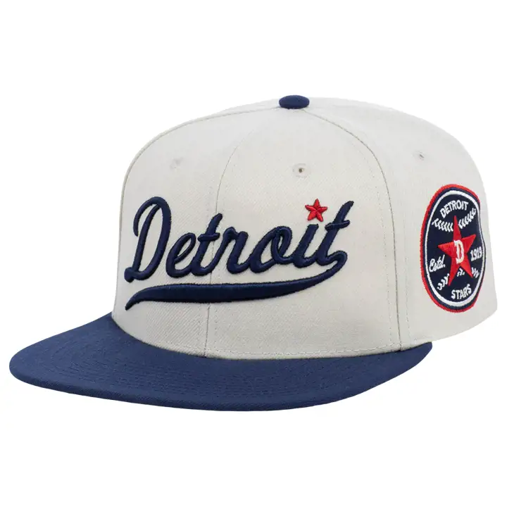 Casquette snapback Detroit Stars NLB City Arch Enfant noire/noire/grise