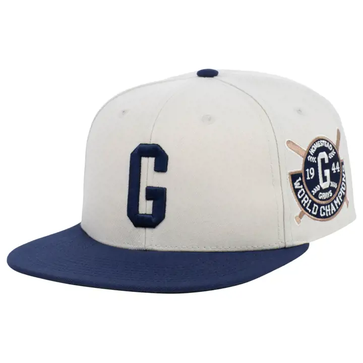 Homestead Grays NLB City Arch YTH Casquette Snapback ivoire/marine/vert