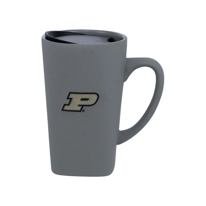 Mug de voyage en céramique 47 cl Purdue Boilermakers gris