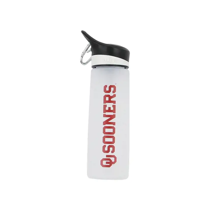 Bouteille sport en Tritan givré 710 ml Oklahoma Sooners, grise
