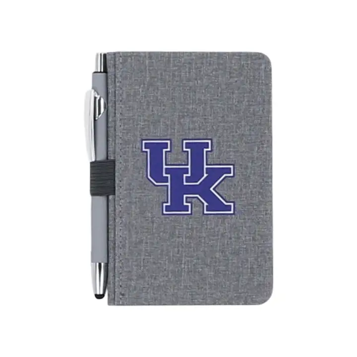 Carnet de poche Kentucky Wildcats avec stylo gris