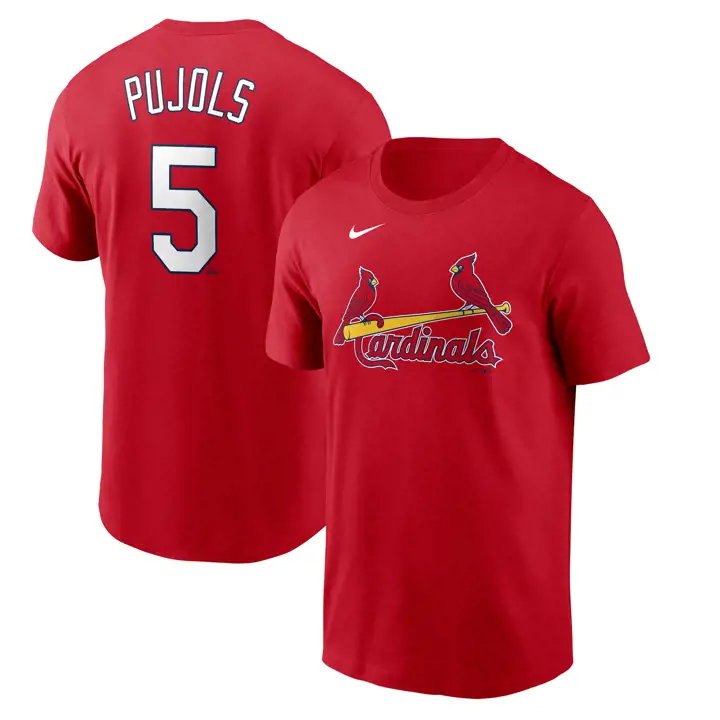 T-shirt joueur Nike N&N MLB des Cardinals de St. Louis - Albert Pujols - rouge