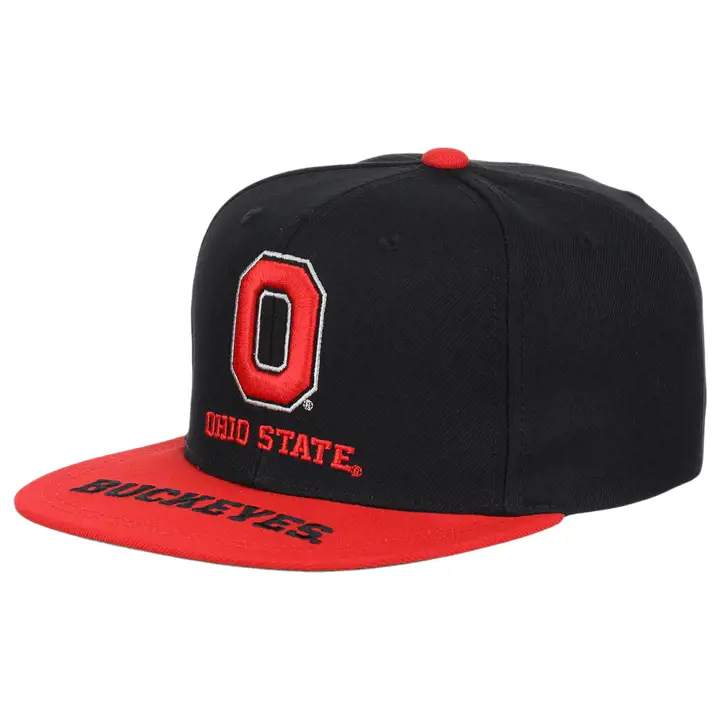 Casquette Snapback Ohio State Buckeyes NCAA Logo Noire