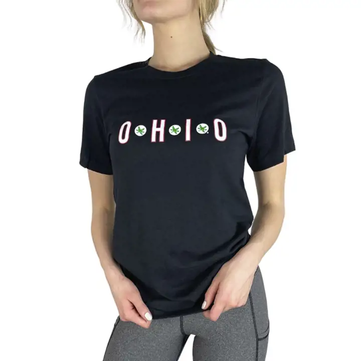 T-shirt femme Ohio State Buckeyes NCAA Local Pride - Noir