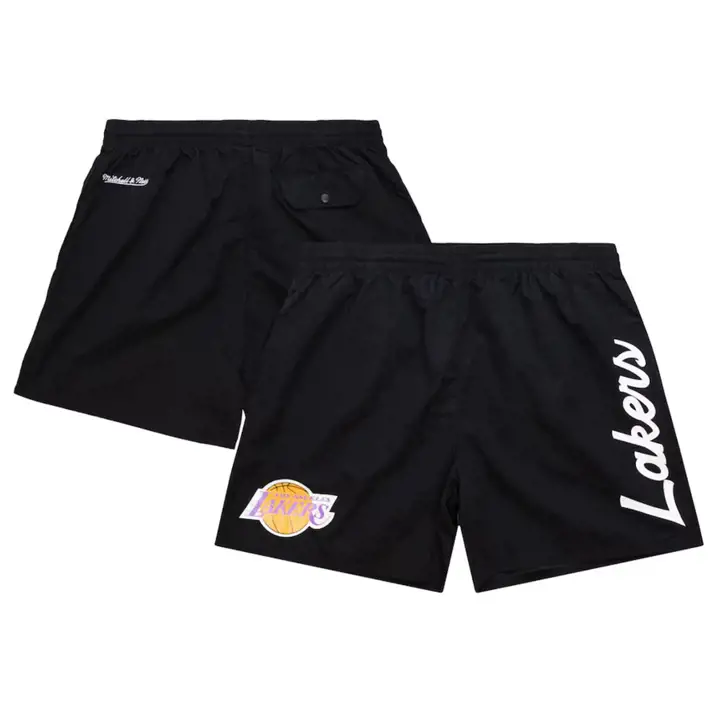 Shorts Los Angeles Lakers NBA Essentials en nylon - Noir