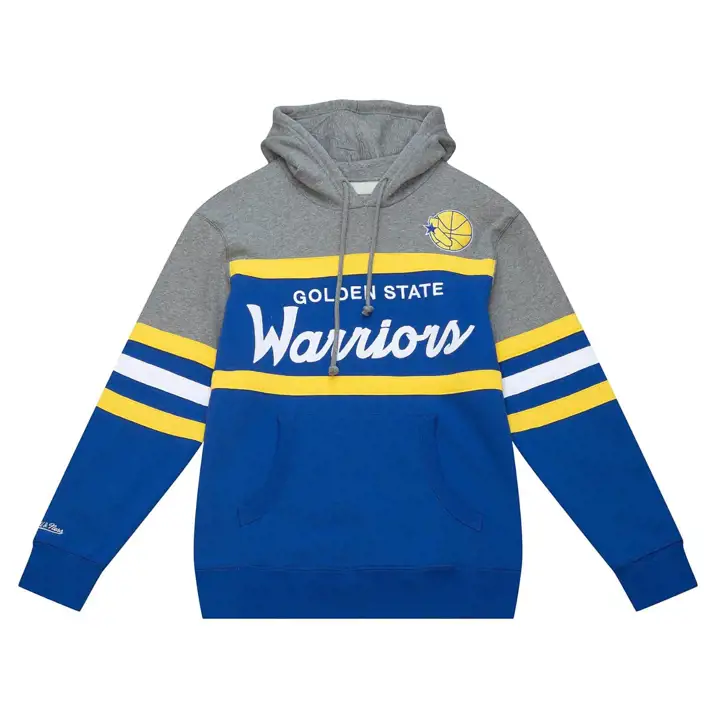 SWEAT À CAPUCHE NBA GOLDEN STATE WARRIORS ENTRAÎNEUR rbl