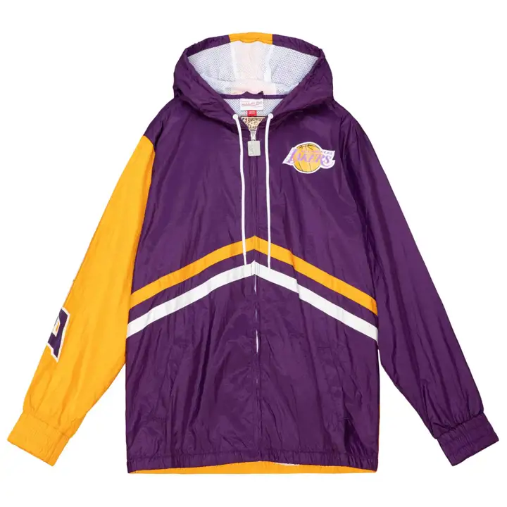 COUPE-VENT ZIPPÉ INTÉGRAL NBA UNDENIABLE LOS ANGELES LAKERS pur