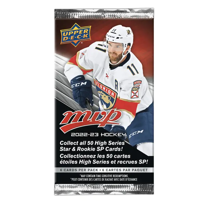 NHL 2022-23 Upper Deck MVP Retail Packs ast