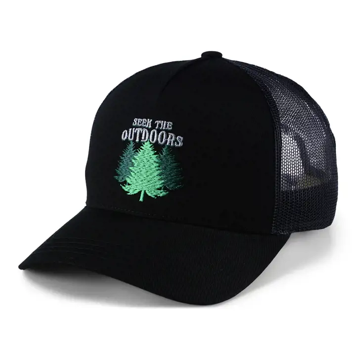 10tree Seek The Outdoors Trucker noir