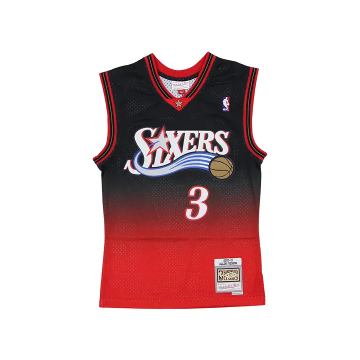 Maillot Swingman Fadeaway NBA SIXERS Allen Iverson N&R