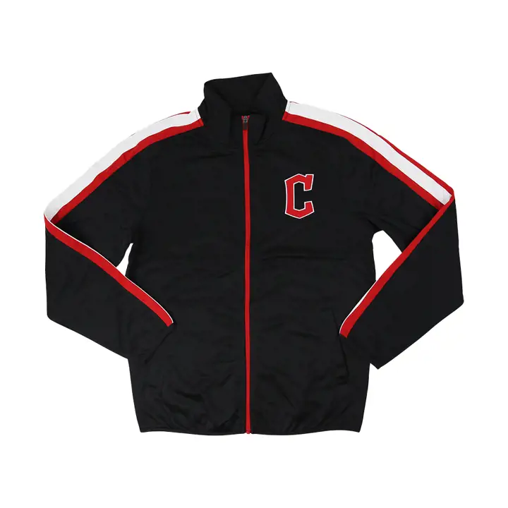 Veste de survêtement en tricot MLB Cleveland Guardians 22 blc/rge/bla