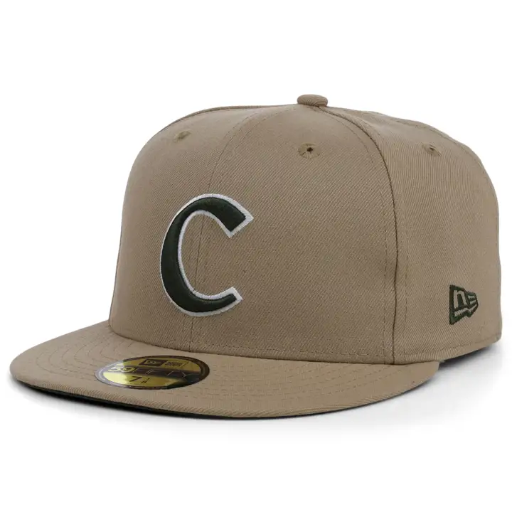 Casquette Clemson Tigers NCAA Camel Rifle 59FIFTY beige/olive