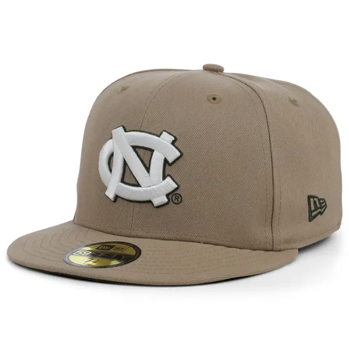 North Carolina Tar Heels NCAA Camel Rifle 59FIFTY beige/olv