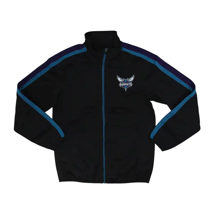 Veste de survêtement tricotée Charlotte Hornets NBA 22 noir/turquoise/violet/Te