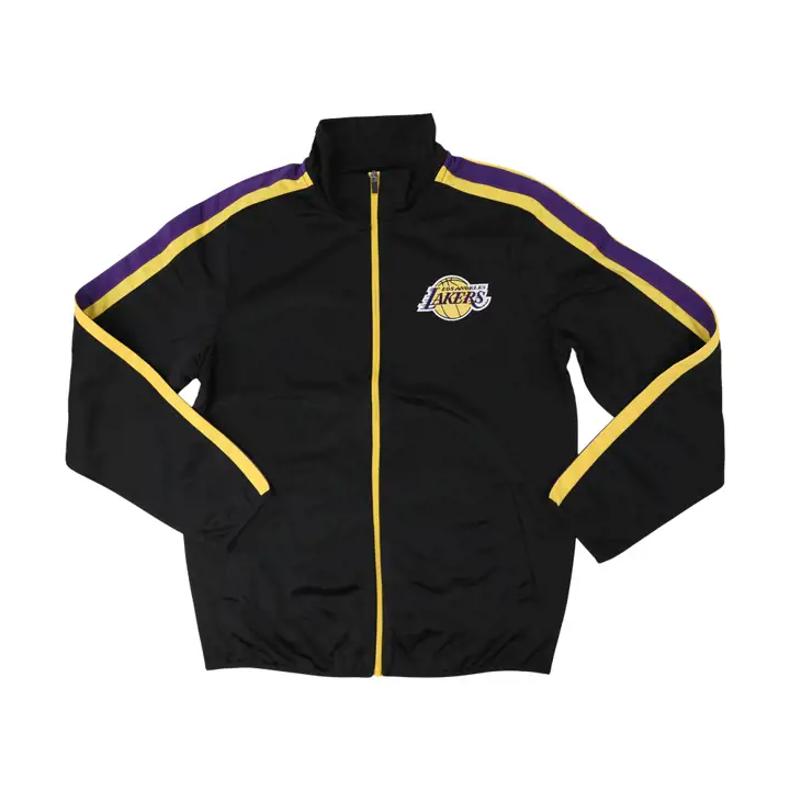 Veste de survêtement en tricot Los Angeles Lakers NBA 22 noi/jaun/vio/jaun