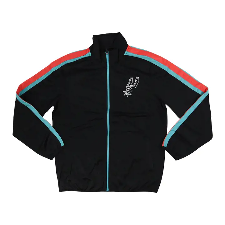 Veste de survêtement en tricot San Antonio Spurs NBA 22 noir/turquoise/rose/Te