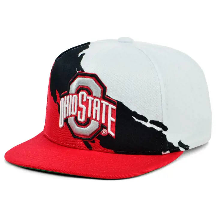 Casquette snapback Ohio State Buckeyes NCAA Yth Paintbrush rouge/noir