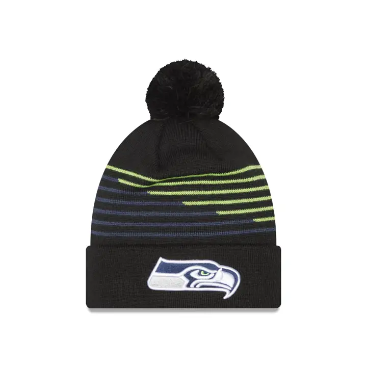 Seattle Seahawks NFL Tricot Zigzag Noir