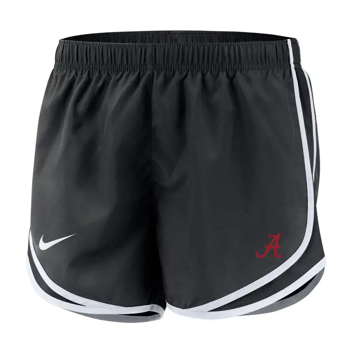 Short de sport Alabama Crimson Tide NCAA Tempo pour femme - Noir