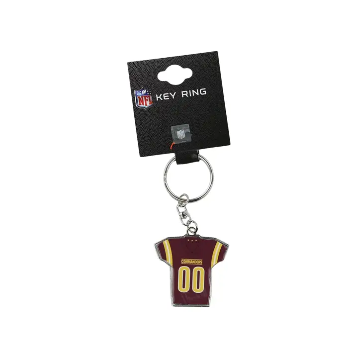 Porte-clés rotatif maillot Washington Commanders Ast
