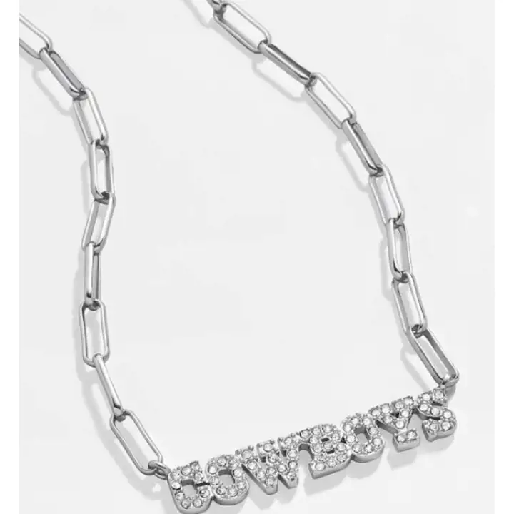 Collier chaîne Dallas Cowboys ARGENT