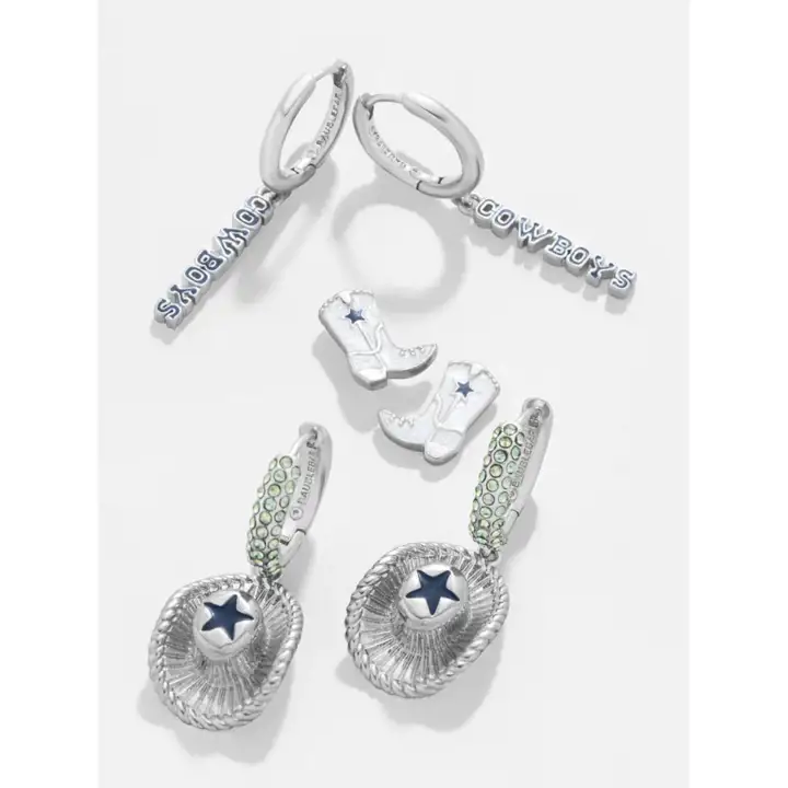 Dallas Cowboys Boucles d'oreilles SILV